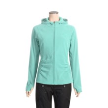The North Face TKA 100 Texture Masonic Hoodie Sweatshirt - Polartec®, UPF 30 (For Women) in Bonnie Blue - Closeouts