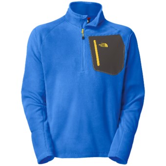 The North Face TKA 100 Trinity Alps Pullover - Polartec® Fleece (For Men) in Jake Blue