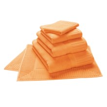 The Turkish Towel Company Zenith Bath Sheet - Turkish Cotton in Tangerine - Closeouts