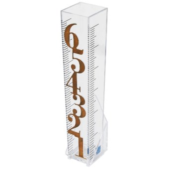 The Weather Channel Patina Rain Gauge in See Photo