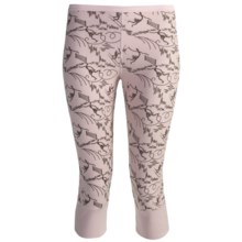 Thermal Waffle Knit Dormwear Knickers (For Women) in Blush Print - 2nds