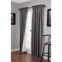 Thermalogic Shangri-la Curtains - 84", Pole-Top, Insulated in Pewter - Overstock