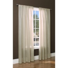 Thermalogic Thermasheer Sheer Curtains - 84”, Pocket Top, Insulated in Taupe - Closeouts