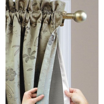 Thermalogic Ultimate Blackout Curtain Liner - Insulated in White