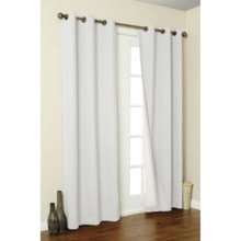 Thermalogic Weathermate Curtains - 160x 84," Grommet-Top, Insulated in White - Overstock