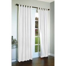 Thermalogic Weathermate Curtains - 80x 63", Tab-Top, Insulated in White - Overstock