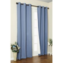 Thermalogic Weathermate Curtains - 80x 72," Grommet-Top, Insulated in Blue - Overstock