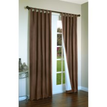 Thermalogic Weathermate Curtains - 80x54", Tab-Top, Insulated in Chocolate - Overstock