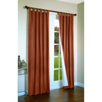 Thermalogic Weathermate Curtains - 80x95", Tab-Top, Insulated in Terracotta