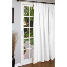 Thermalogic Weathermate Insulated Curtain -  96x84”, Insulated, Pinch Pleat in White - Closeouts