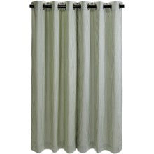 Thermalogic Weathermate Laundry Stripe Curtains - 72”, Insulated, Grommet-Top in Sage - Closeouts