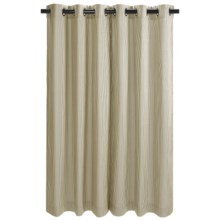 Thermalogic Weathermate Laundry Stripe Curtains - 84”, Insulated, Grommet-Top in Khaki - Closeouts