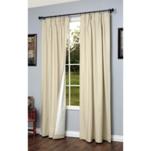 Thermalogic Weathermate Pinch Pleat Curtains - 84", Insulated in Natural - Closeouts
