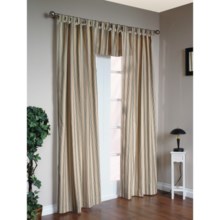 Thermalogic Weathermate Stripe Curtains - 84", Tab-Top, Insulated in Sage - Overstock