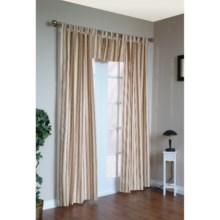 Thermalogic Weathermate Stripe Curtains - 84", Tab-Top, Insulated in Terracotta - Overstock