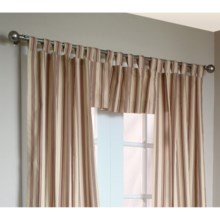 Thermalogic Weathermate Stripe Valance - 40x15," Tab-Top, Insulated in Terracotta - Overstock