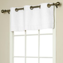 Thermalogic Weathermate Valance - 40" x 15," Grommet-Top, Insulated in White - Overstock