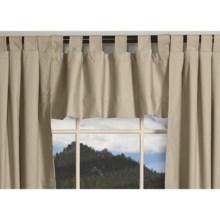 Thermalogic Weathermate Valance - 40x15", Tab-Top, Insulated in Natural - Overstock