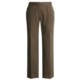 Think Tank Herringbone Cotton Pants - Leather Tabs (For Women)
