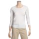 Think Tank Scoop Modal Shirt - 3/4 Sleeve (For Women)