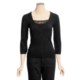 Think Tank Scoop Neck Shirt - Silk, 3/4 Sleeve (For Women)