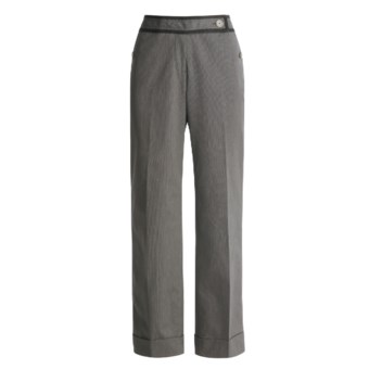 Think Tank Silver Mine Piped Pants - Cuffed (For Women) in Grey