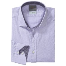 Thomas Dean Pima Cotton Sport Shirt - Long Sleeve (For Men) in Lilac - Closeouts