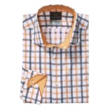 Thomas Dean Windowpane Sport Shirt - Long Sleeve (For Men)