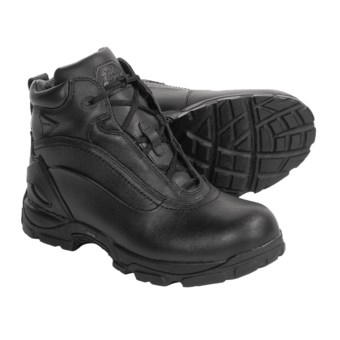 Thorogood Omega Leather Work Boots - Waterproof (For Men and Women) in Black