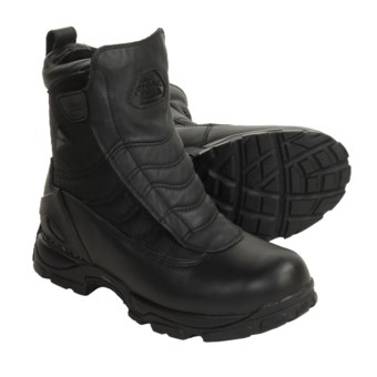 Thorogood Omega Work Boots - Waterproof, Leather-Nylon (For Men) in Black