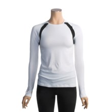 Thriv Element Shirt - UPF 50+, Organic Cotton, Long Sleeve (For Women) in White/Black - Closeouts