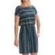 Tiana B Diamond Print Jersey Dress - Short Sleeve (For Women)