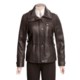 Tibor Leather New Zealand Lamb Jacket - Plus Size, Side Tie Detail (For Women)