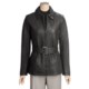 Tibor Leather Quilted New Zealand Jacket - Lamb Leather (For Women)