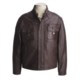 Tibor Leather Washed and Waxed Lambskin Jacket - Insulated (For Men)