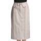 Ticking Stripe Trouser Skirt - Stretch Cotton (For Women)
