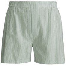 Tiger Mountain Boxer Shorts - Combed Cotton, Underwear (For Men) in Green Stripe - Closeouts