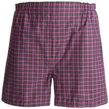 Tiger Mountain Boxer Shorts - Combed Cotton, Underwear (For Men) in Purple Plaid - Closeouts