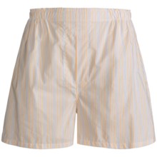 Tiger Mountain Boxer Shorts - Combed Cotton, Underwear (For Men) in Yellow Stripe - Closeouts