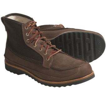 Timberland Abington Collection 7-Eye Moc Work Boots - Leather (For Men) in Brown 