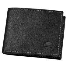 Timberland Antiqued Leather Slimfold Wallet in Black - Closeouts