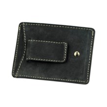Timberland Buff Double Front Pocket Wallet - Nubuck in Black - Closeouts
