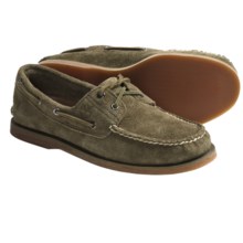 Timberland Classic 2-Eye Boat Shoes - Suede (For Men) in Olive - Closeouts