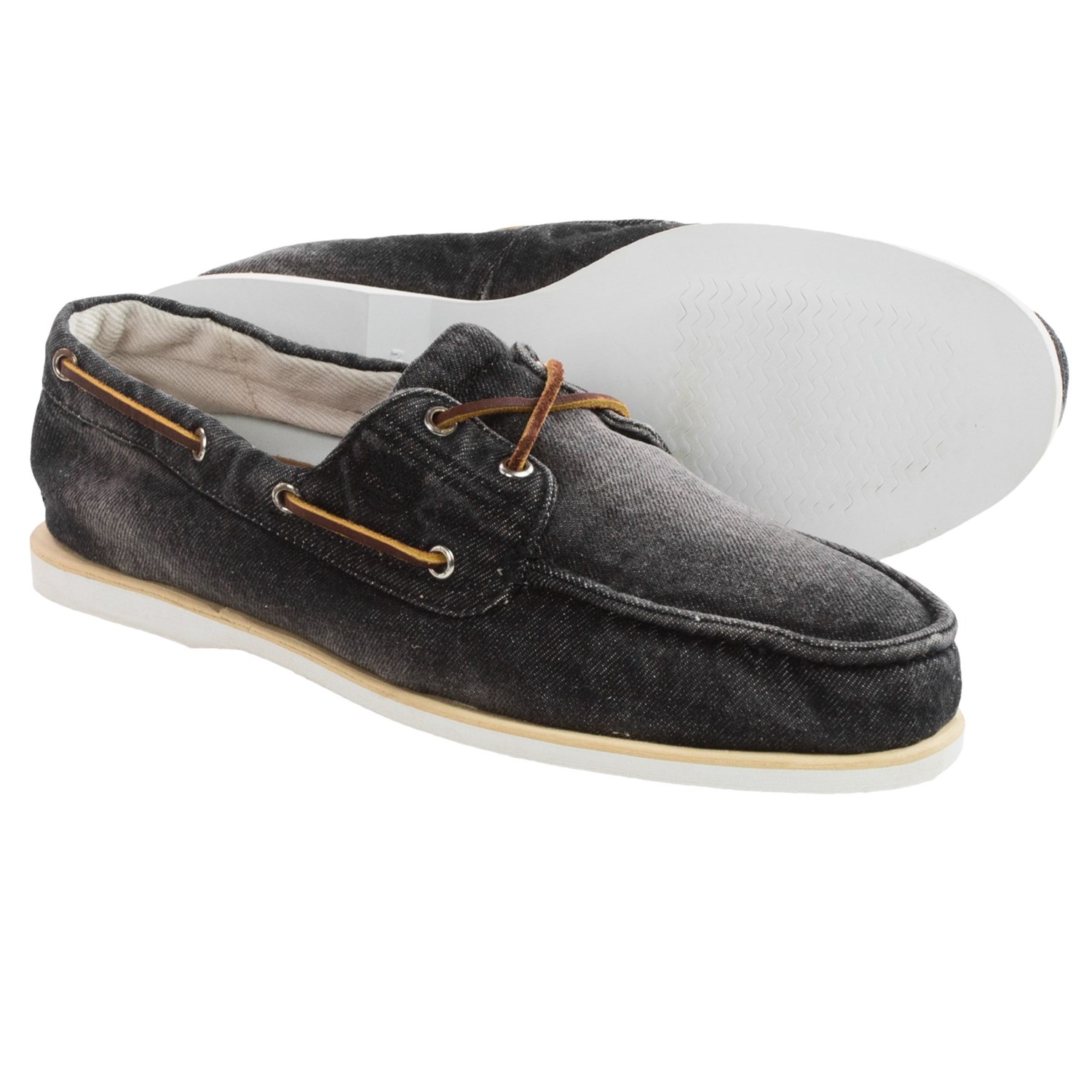 timberland denim boat shoes