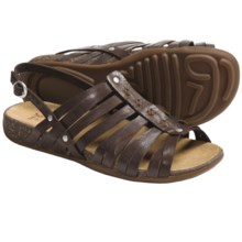 Timberland Earthkeepers Barestep Fisherman Sandals - Leather (For Women) in Dark Brown - Closeouts