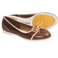 Timberland Earthkeepers Belle Island Boat Ballerina Shoes - Leather (For Women) in Dark Brown - Closeouts