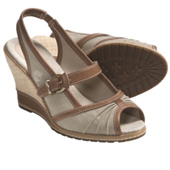 Timberland Earthkeepers Maeslin Sandals  - Peep Toe, Sling-Back (For Women) in Twill