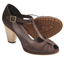 Timberland Earthkeepers Nevali Peep-Toe Sandals - T-Strap (For Women) in Dark Brown - Closeouts