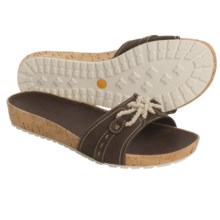 Timberland Estela Cape Ann Knots Slides (For Women) in Dark Brown - Closeouts