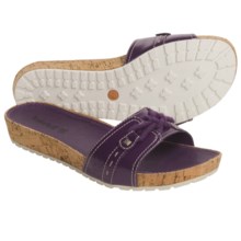 Timberland Estela Cape Ann Knots Slides (For Women) in Purple Patent - Closeouts